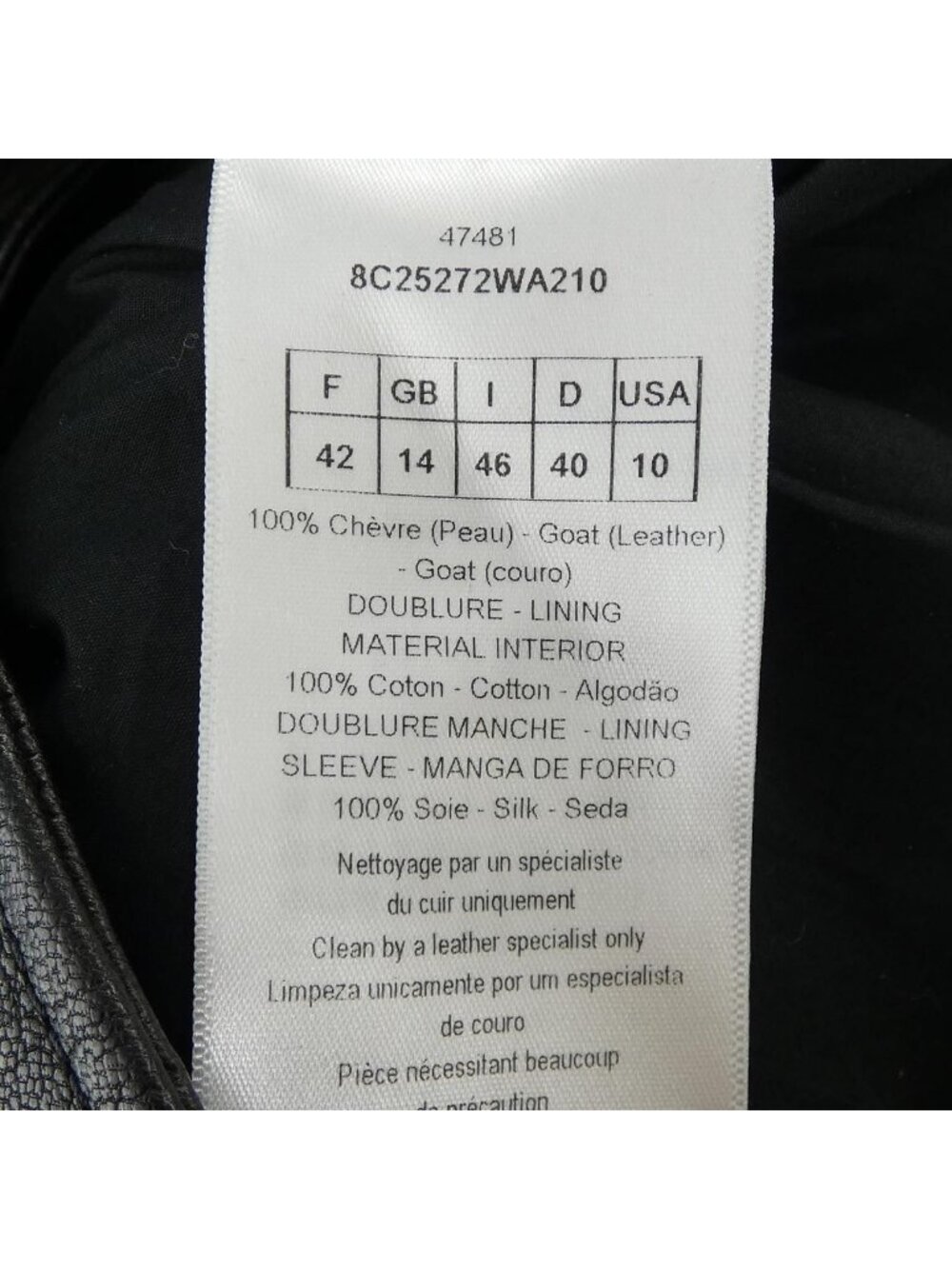 Dior Leather Rider's Jacket - Picture 3 of 6